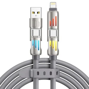 MAGIC JOHN 240W 4 in 1 USB C Cable, Charging Fast & Data... - Picture 1 of 8
