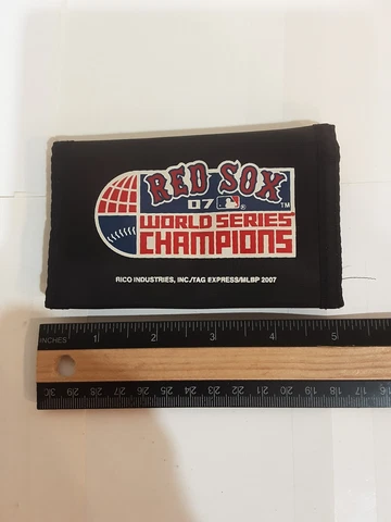 BOSTON RED SOX MLB 2007 WORLD SERIES CHAMPIONS TRI FOLD NYLON WALLET Cover
