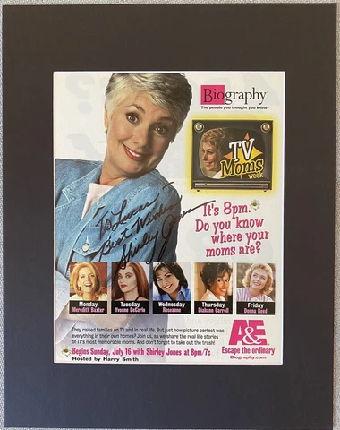 Shirley Jones Signed In Person 11x14 Matted Autographed Photo - Authentic Cover