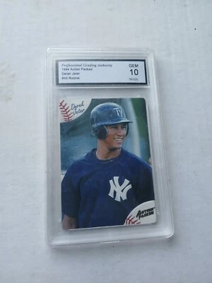 DEREK JETER RC 1994 Action PACKED ROOKIE PGA 10 NEW YORK YANKEES! - Image 1 of 2