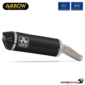 Terminale scarico Arrow Urban omologato dark Peugeot Metropolis 400 2017-2021 - Imagen 1 de 8
