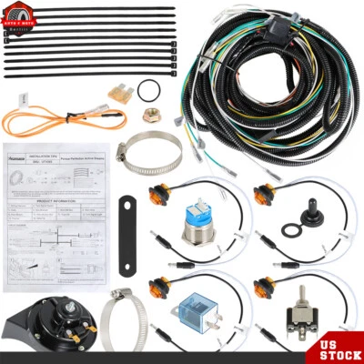 Kit de luces de señal de giro LED Pug & Play con bocina para estuche Bobcat IH CF-Moto Cub Cadet Foto 1 de 4