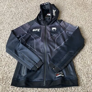 UFC Venum Authentic Fight Night 2.0 Womens Walkout Hoodie Full Zip Black M - Picture 1 of 7