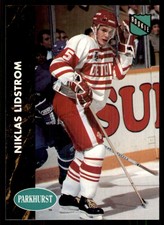 1991-92 Parkhurst Nicklas Lidstrom Rookie Detroit Red Wings #37
