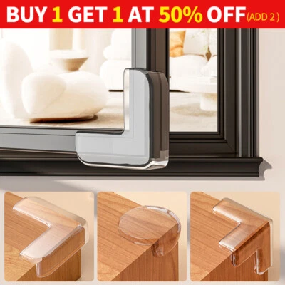 Baby Safety Corner Cushion Protectors Table Furniture Protection & Adhesive Tape