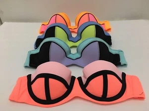 Victoria's Secret Bikini Top Swim Halter Super Sexy the Flirt Bandeau New No Tag - Picture 1 of 12
