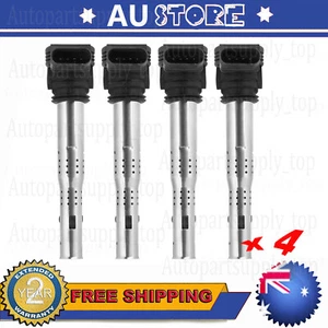 4PCs Ignition Coils Set 07K905715G For Audi Q5 TT A4 VW CC Jetta 2.0T 07K905715D - Picture 1 of 7