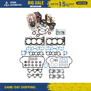 Juego de juntas de cabeza kit de correa de distribución bomba de agua ajuste 96-97 Honda Acura Isuzu V6 6VD1 - Imagen 1 de 12