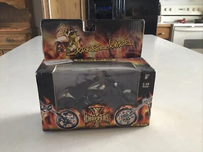 West Coast Choppers El Diablo Soft Tail 1:18 Scale Diecast Model 1104-18-32 NIB - Image 1 of 4