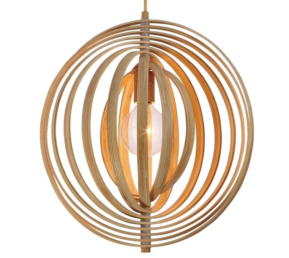 Colgante Eurofase Lighting 31874 Abruzos 17"W - Madera Foto 1 de 4