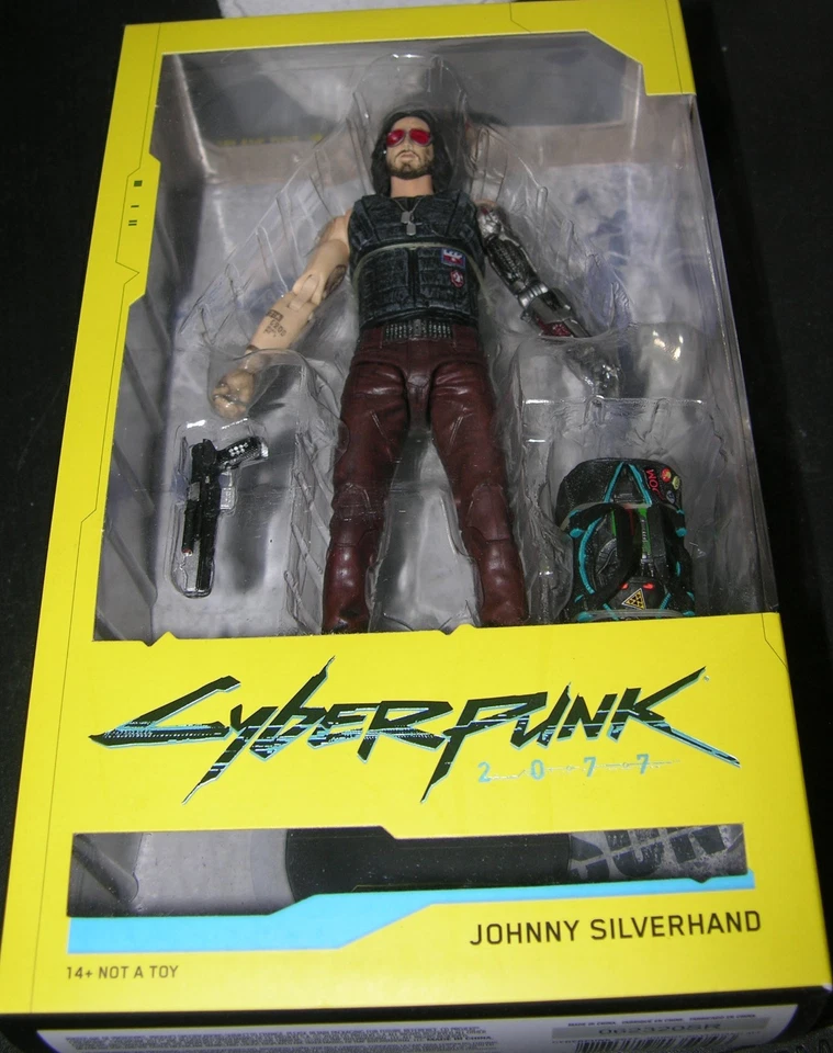 Cyberpunk 2077 JOHNNY SILVERHAND McFarlane Toys 7" Figura de Acción Bolsa de Lona Ver Foto 1 de 1