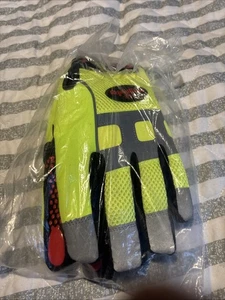 Refrigiwear Neu 379R Hi-Vis Cold -15 F Handschuhe, Kunstleder Handfläche Large - Bild 1 von 12