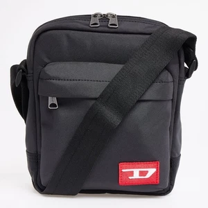 Diesel Ware Umhängetasche schwarz recyceltes Nylon für Männer Crossbody Messenger - Bild 1 von 3