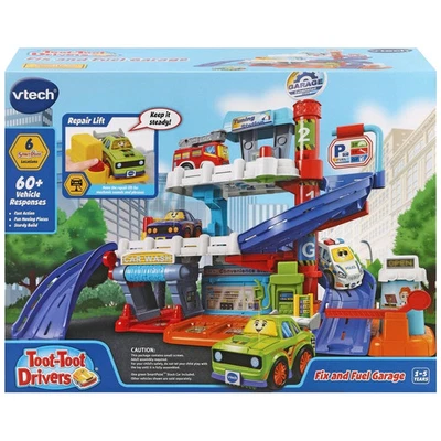 VTech Toot Toot Drivers Garaje Juego Frases Geniales 3 Canciones y 6 Melodías *NUEVO* - Imagen 1 de 3
