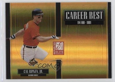 2005 Donruss Elite Карьера Лучшее Золото /500 Кал Рипкен Младший #CB-8 HOF - Изображение 1 из 2
