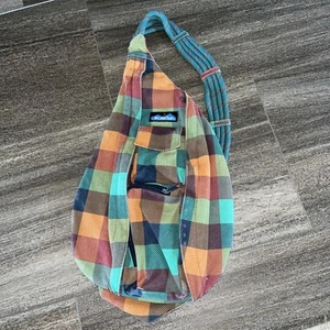 KAVU Borsa a tracolla originale in corda con tracolla regolabile in corda - Mod Mountain - Foto 1 di 13