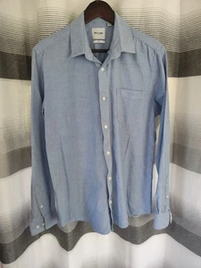 Only & Sons Shirt Medium Slim Long Sleeve Light Blue - Rarely Worn A18 - Picture 1 of 6