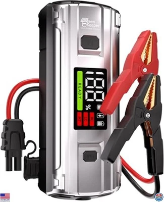 Arrancador de salto de coche portátil 3000A para motores de gas/diesel de 8,0 L, kit de luces LED Foto 1 de 4