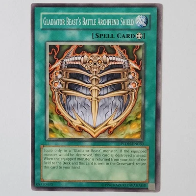 Gladiator Beast's Battle Archfiend Shield - PTDN-EN060 - LP - Common - Unlimited - Image 1 of 2