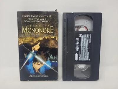 Vintage Princess Mononoke VHS Miramax Studio Ghibli Miyazaki Anime *READ* - Immagine 1 di 4