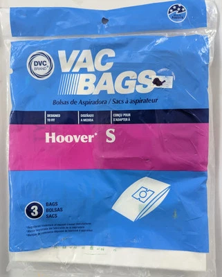 Hoover Canister Vacuum Cleaner Type S Bags, 3 pack New 428191 - Image 1 of 2