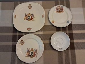 4 Sammlerstücke Royal Family Gewerbeteller - Bild 1 von 6