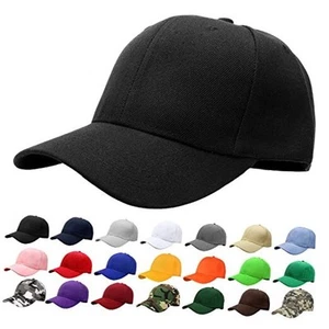 Baseball Cap Adjustable Size for Running Workouts and One Size 1pc Black - Picture 1 of 7