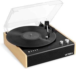 🎵Victrola Eastwood Bluetooth Record Player🎵Bamboo🎵NEW🎵 - Picture 1 of 5