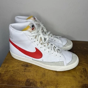 Nike Blazer 77 Mid Red White Blue Men’s Size 11.5 Sneakers - Picture 1 of 8
