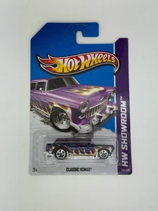 2013 Hot Wheels Classic Nomad Purple Flames - HW Showroom #219/250 - Picture 1 of 1