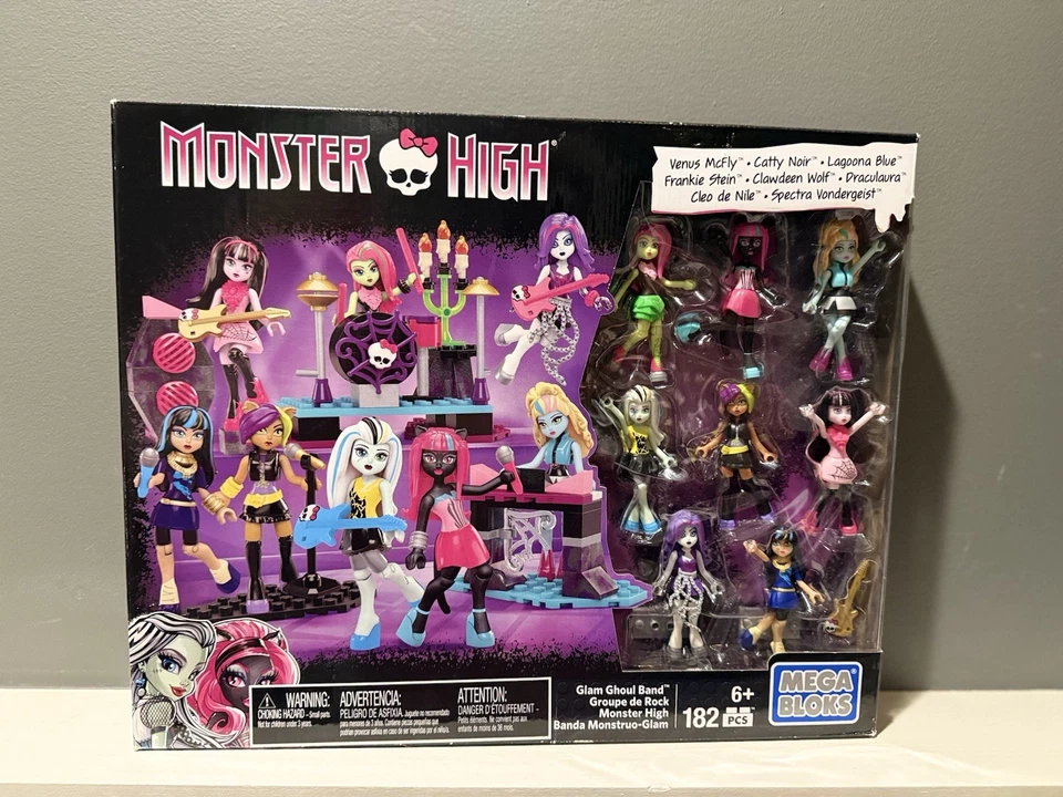 Mega Bloks Monster High Glam Ghoul Band Building Kit Brand New In Box - Image 1 of 4