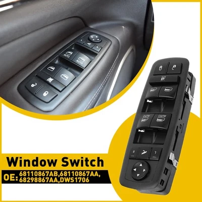 Interruptor de control de ventana eléctrica de puerta delantera para Dodge Ram 2500 3500 2014 2015 nuevo S Foto 1 de 4