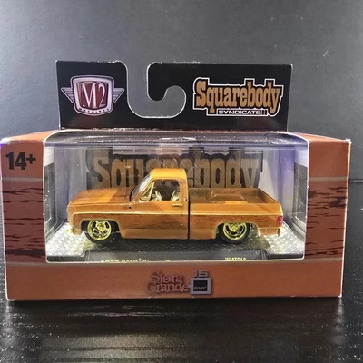 M2 Machines Squarebody Syndicate 1977 GMC Sierra Grande 15 Pickup Truck Chase - Image 1 of 4
