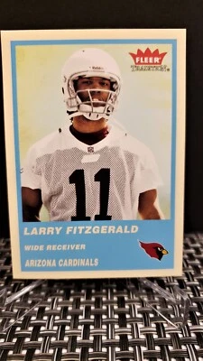2004 fleer tradition Larry Fitzgerald Rookie 2 Card Lot. #332 Blue RC. 💎 MINT - Image 1 of 4