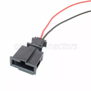 For VW Audi Seat Skoda 2 Pin Male Connector Wire Harness Plug 3B0972712 - Picture 1 of 2