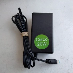 Cisco 20 Watt OEM Power Adapter Ad50202-u12067 12 Volts 1.67 Amps Blue Tip - Afbeelding 1 van 5