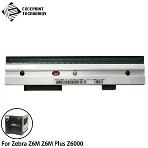 NUOVA testina di stampa per stampante termica Zebra Z6M Z6M Plus Z6000 203dpi G79058M - Foto 1 di 3