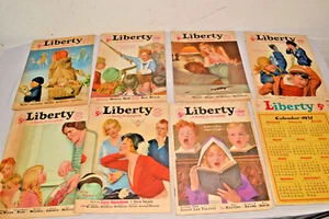LOT 8; Antique 1930s Vtg Liberty Leslie Thrasher Covers YOU OLE COWARD, ANGELS - Imagen 1 de 14