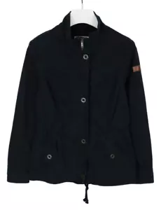 Hollister Jacke Damen Groß Hoher Kragen Nicht Gefüttert Verstellbare Taille Zip - Bild 1 von 10