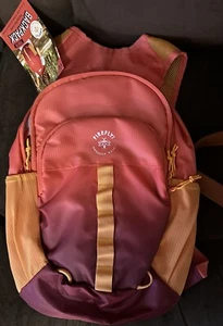 New Firefly Outdoor Gear Youth Backpack Bag Camping School Orange Whistle