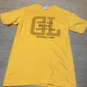 Vintage Geauga Lake Amusement Park T-Shirt New Old Stock Size Small - Picture 1 of 6