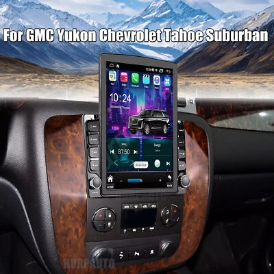 9.7"GPS Navi For GMC Yukon Chevy Tahoe Suburban Car Play Stereo Android Radio - Image 1 of 4