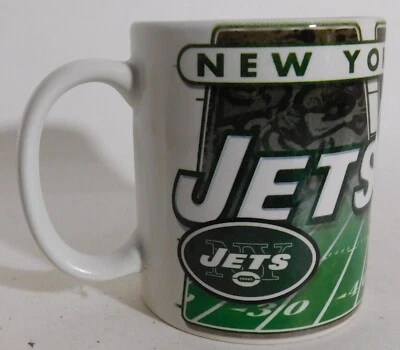 Taza de cerámica Jets NY NFL Nueva York NOS Foto 1 de 3