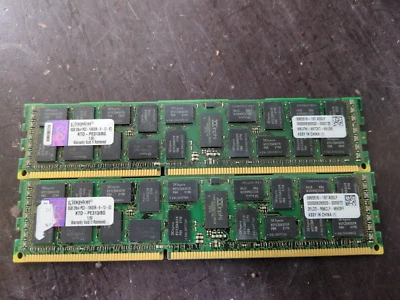 16GB  (2x8GB)  Kingston 2Rx4 PC3-10600R Server RAM - Image 1 of 2