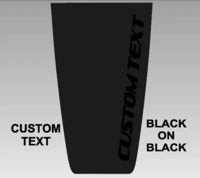 TEXTO PERSONALIZADO Capucha Blackout Vinilo Calcomanía Adhesiva Se Adapta a ACURA MDX 2020-2024 Foto 1 de 3