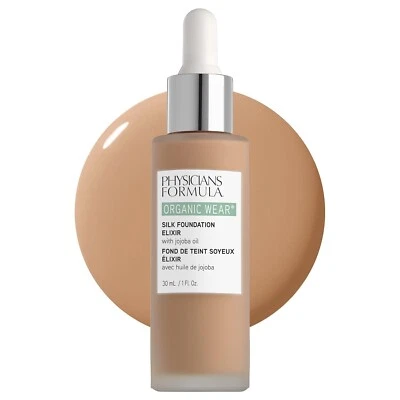 Physicians Formula Organic Wear All Natural Liquid Foundation Elixir Light/Mediu - Image 1 of 3