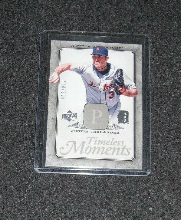 Justin Verlander 2008 Timeless Moments A Piece of History TM-20 514/699 - Image 1 of 1