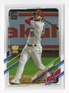 2021 Topps Serie 2 #575 Jared Walsh Estadísticas Avanzadas Paralelo #'d 125/300 - Imagen 1 de 2