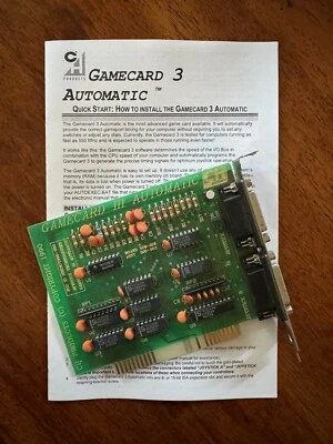 CH Products Gamecard III Automatic ISA - Dual-Port Joystick Controller Card - Image 1 of 3