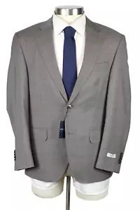 Peter Millar Suit 40 S Men's Grey Tan Houndtooth Wool Two Button Flat Front NWT - Picture 1 of 13